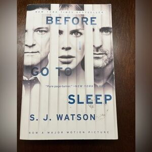 Before I Go To Sleep Book by S.J. Watson